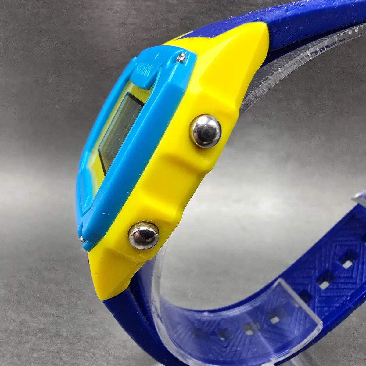 Freestyle Shark Classic Watch Men 38mm Yellow Blue Alarm Chronograph New Battery4