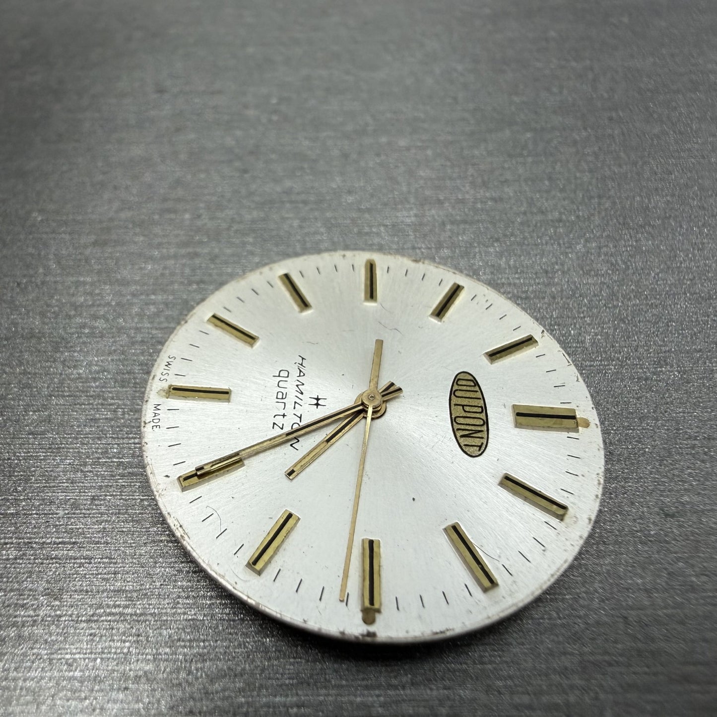 Swiss 2T PUW 2501 2531 Spaceline Movenent Round Hamilton Dial Quartz PARTS5