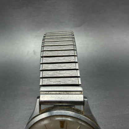 Seiko Marvel Watch Men 33mm Silver Dial Silver Tone Round Manual 14035 Runs5