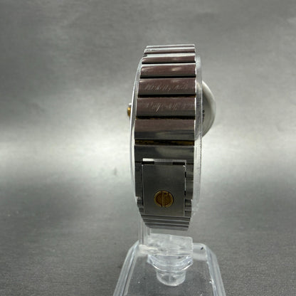 Dunhill Millennium Watch Men 32mm White Dial Two Tone Date Round New Battery7