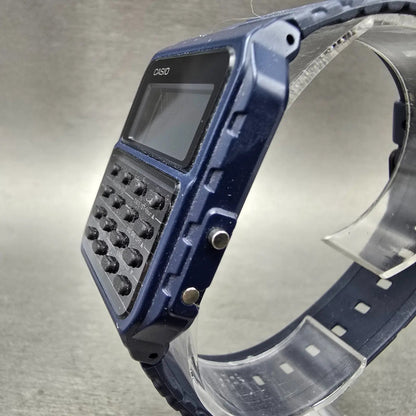 Casio Calculator CA-53W Watch Men 34mm Blue Alarm Chronograph New Battery2