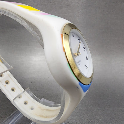 Kate Spade Rumsey Watch Women 31mm White Dial White Case Round New Battery3