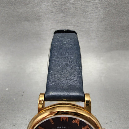 Marc Jacobs Baker Watch Women 28mm Blue Dial Rose Gold Tone Small Seconds NewBat4