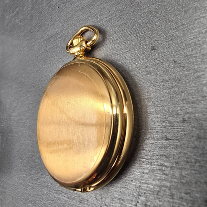 Pulsar Pocket Watch Men 46mm White Dial Gold Tone V701-0B60 New Battery4
