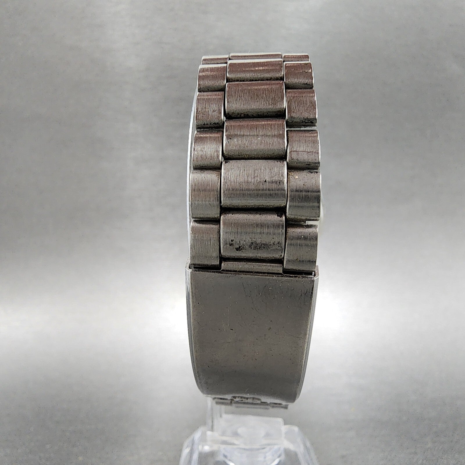 Seiko SQ Watch Men 35mm Gray Dial Steel Daydate Round 75468069 PARTS8