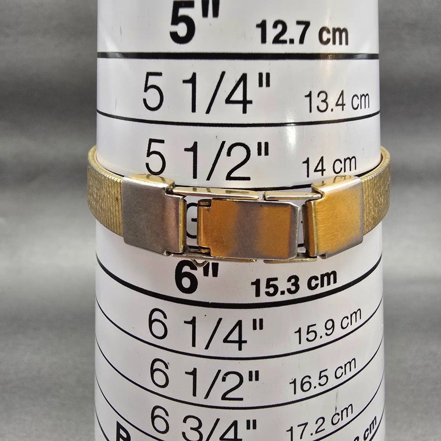 Seiko Watch Women 17mm Silver Dial Gold Tone Rectangle 2P20-5D39 New Battery VTG9
