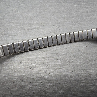 Navajo S.Y. Silver Watch Band Tips 11mm Turquoise Leaves Design Vintage4