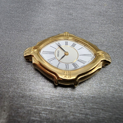 Seiko Watch Women 19mm White Dial Gold Tone 1N00 4K88 SXJR48 SAMPLE NO MOVEMENT4