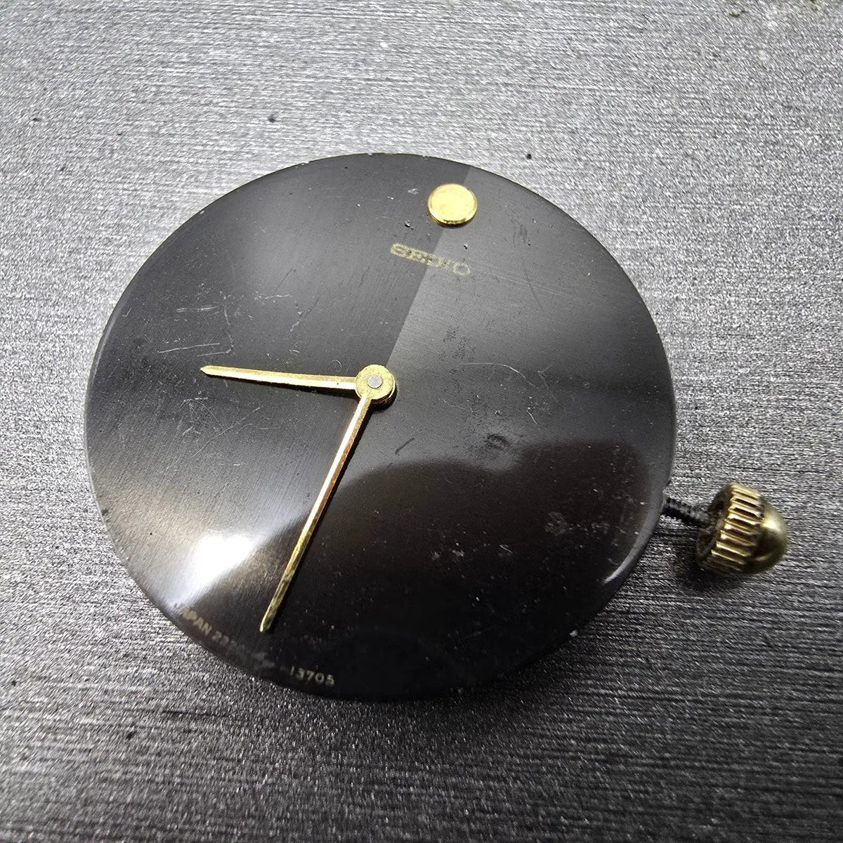 Seiko 2220 Movement Manual Wind 23 Jewels 2 Hand Vintage Japan7