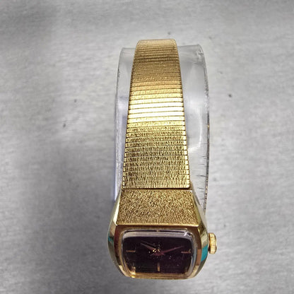 Seiko Watch Women 16mm Blue Dial Gold Tone Oval 2C20-6450 New Battery Vintage4