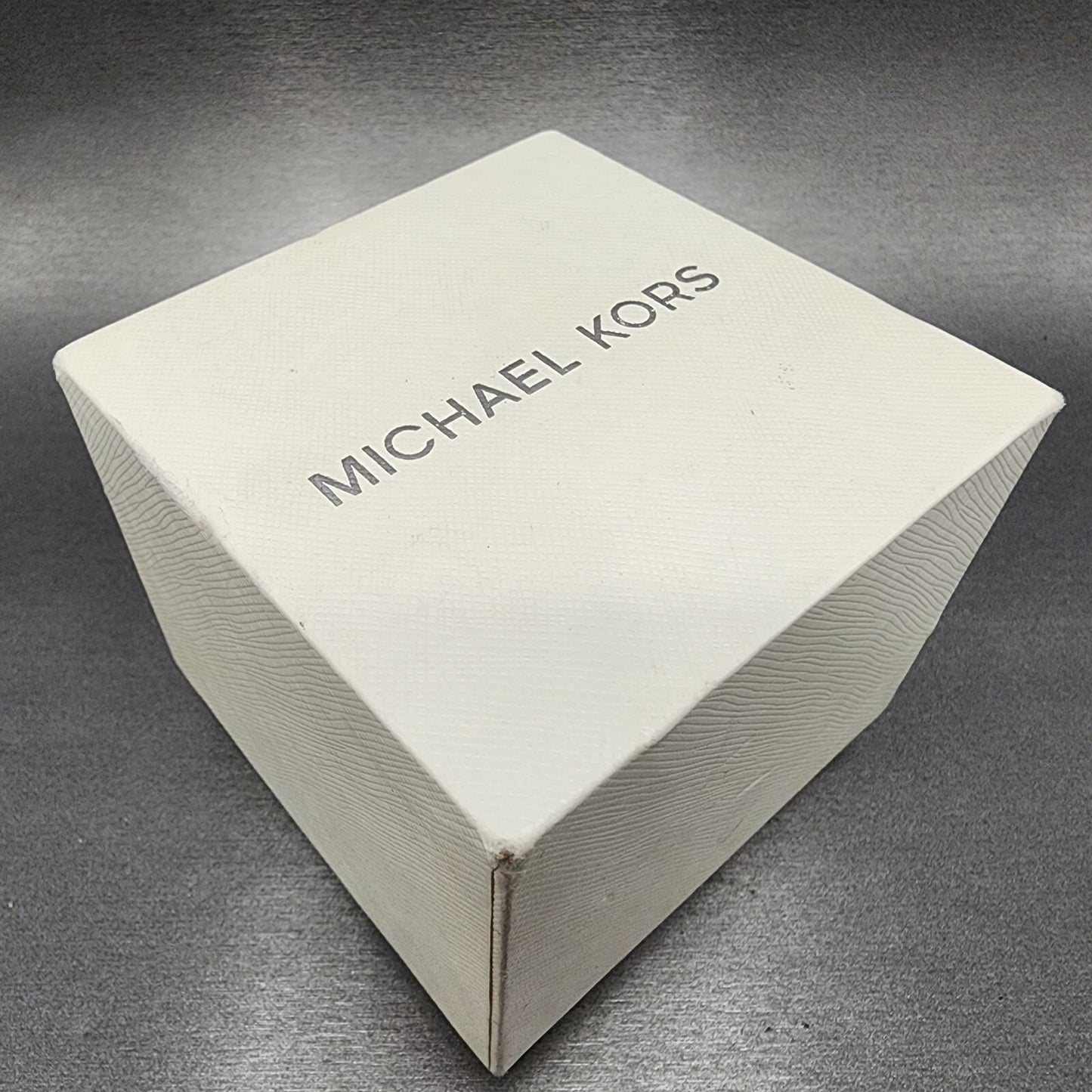 Michael Kors Sofie Watch Women 38mm White Dial Steel Date Chronograph New Batt