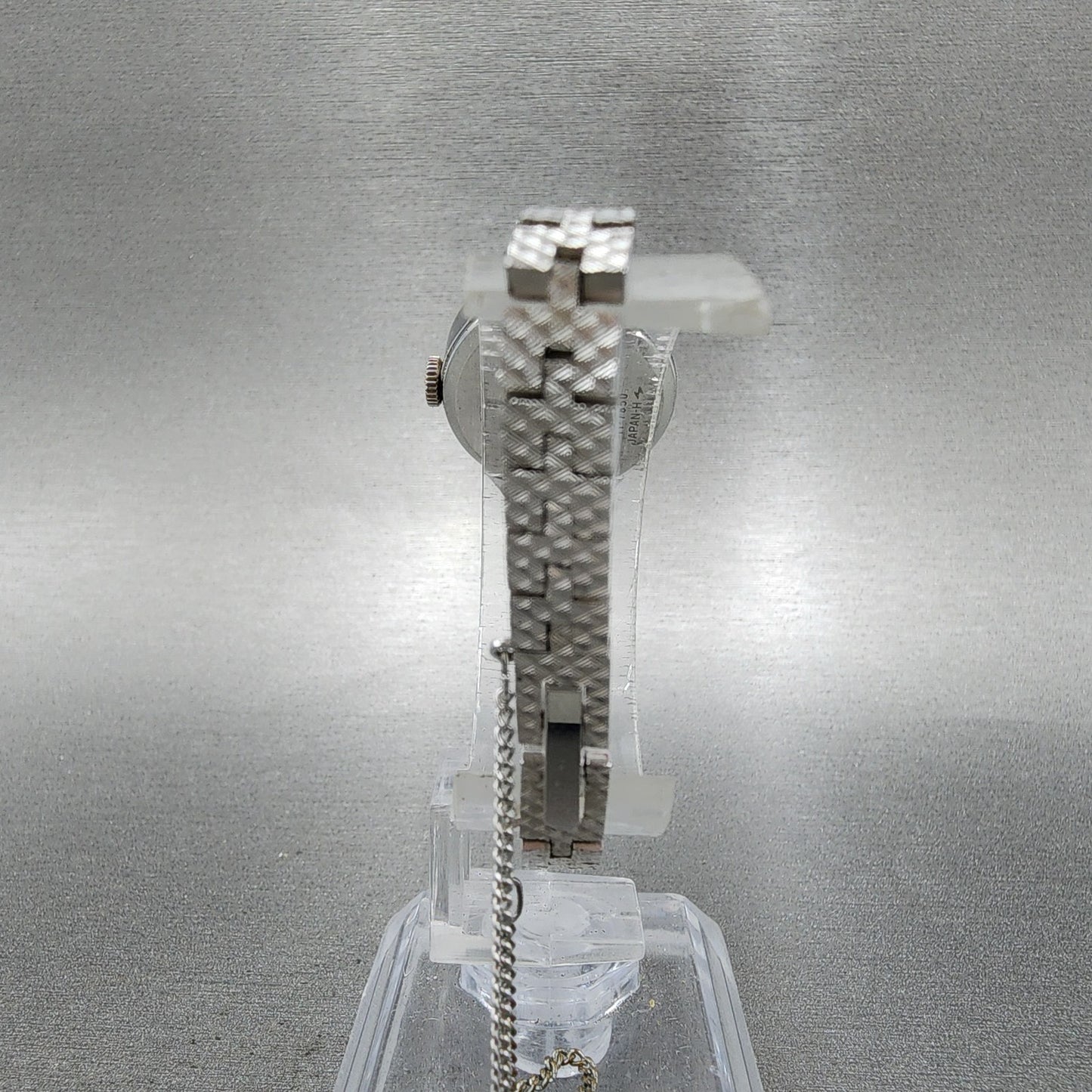 Seiko Watch Women Silver 21mm Dial Silver Tone Manual Round 117850 Runs7