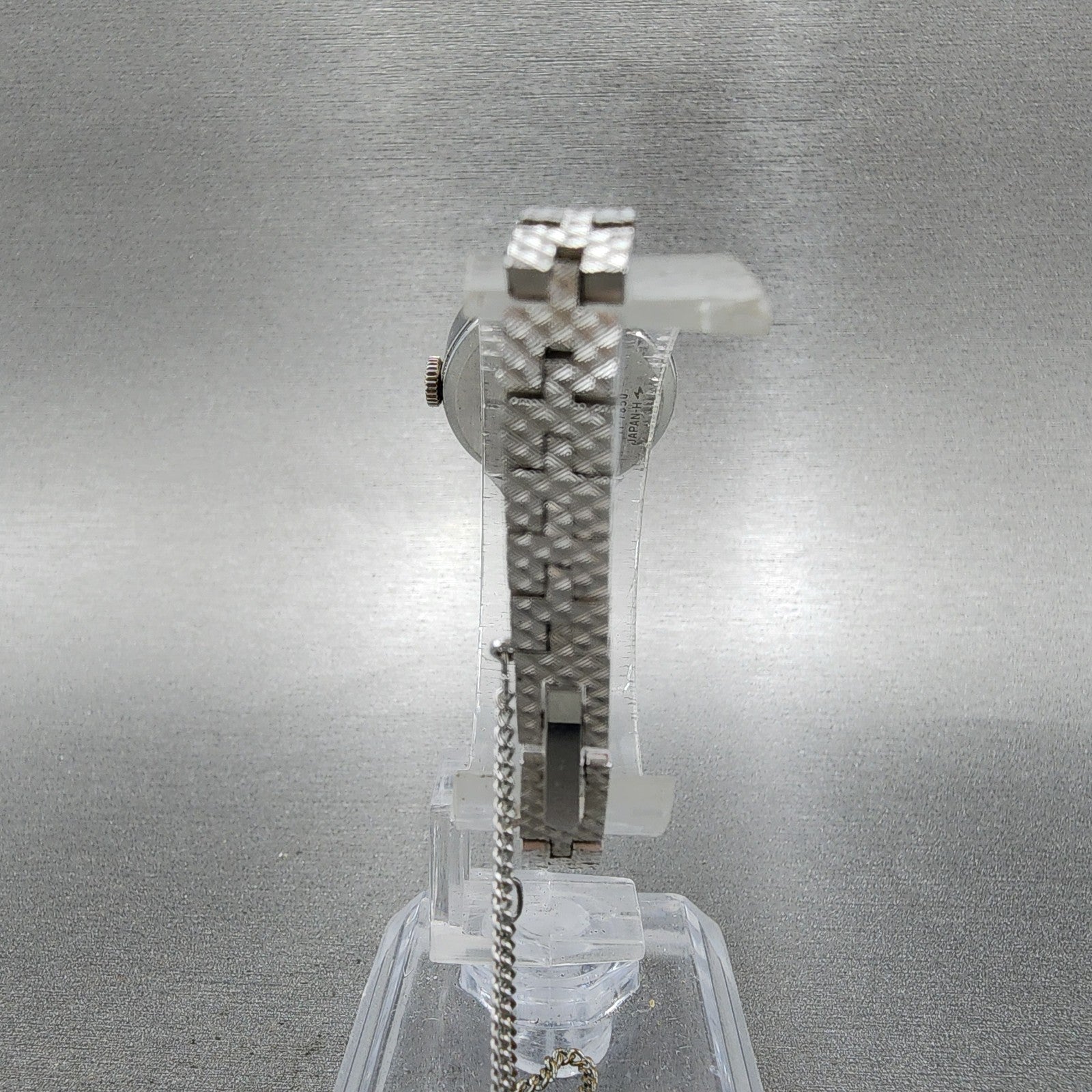 Seiko Watch Women Silver 21mm Dial Silver Tone Manual Round 117850 Runs7