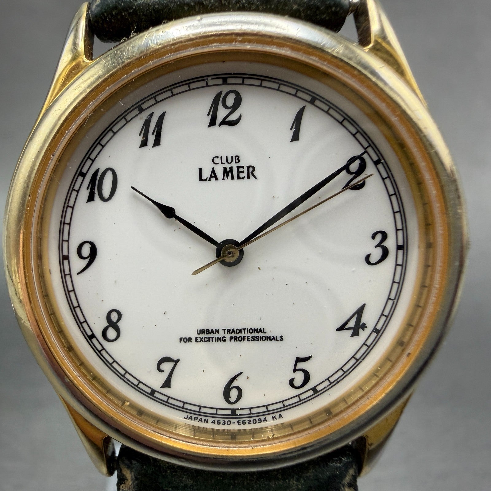 Citizen Club Lamer Watch Men 32mm White Dial Gold Tone Round 4630-E60493 PARTS2