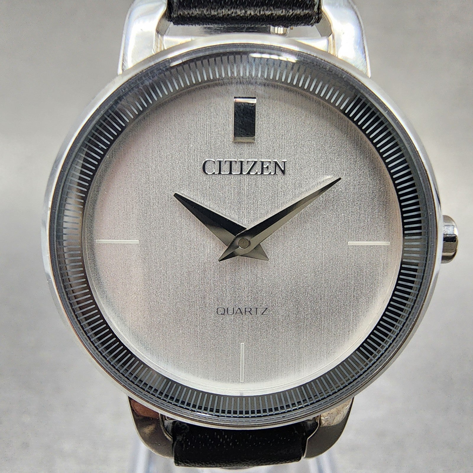 Citizen Watch Women 26mm Silver Dial Silver Tone Round 9627S117887 New Battery1