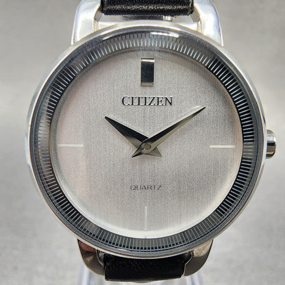 Citizen Watch Women 26mm Silver Dial Silver Tone Round 9627S117887 New Battery1