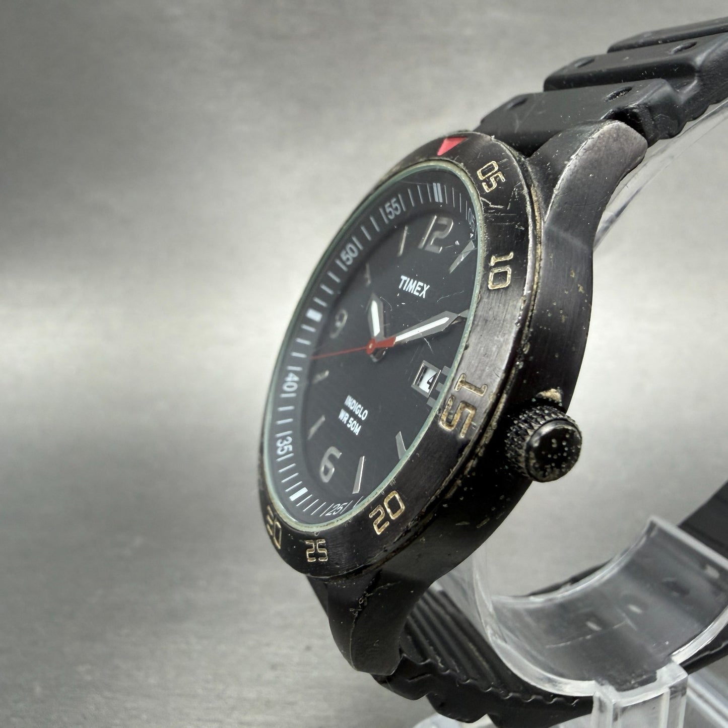 Timex Fairlawn Watch Men 42mm Black Dial Black Tone Date Round T2N694 New Batt2