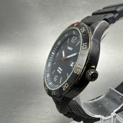 Timex Fairlawn Watch Men 42mm Black Dial Black Tone Date Round T2N694 New Batt2