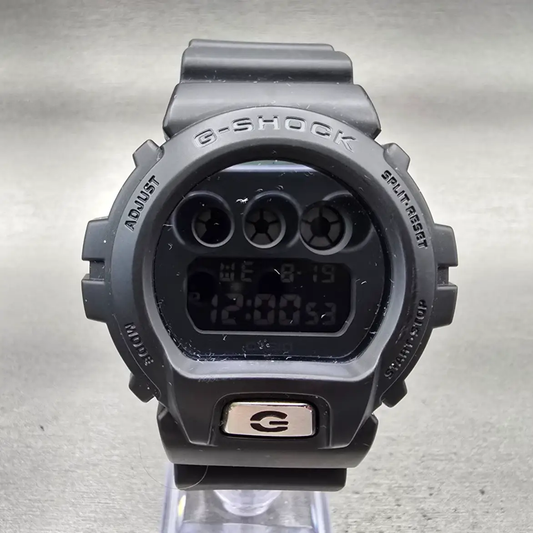 Casio G-Shock DW-6900MMA Watch Men 51mm Black Dial Black Chrono Alarm New Batt0