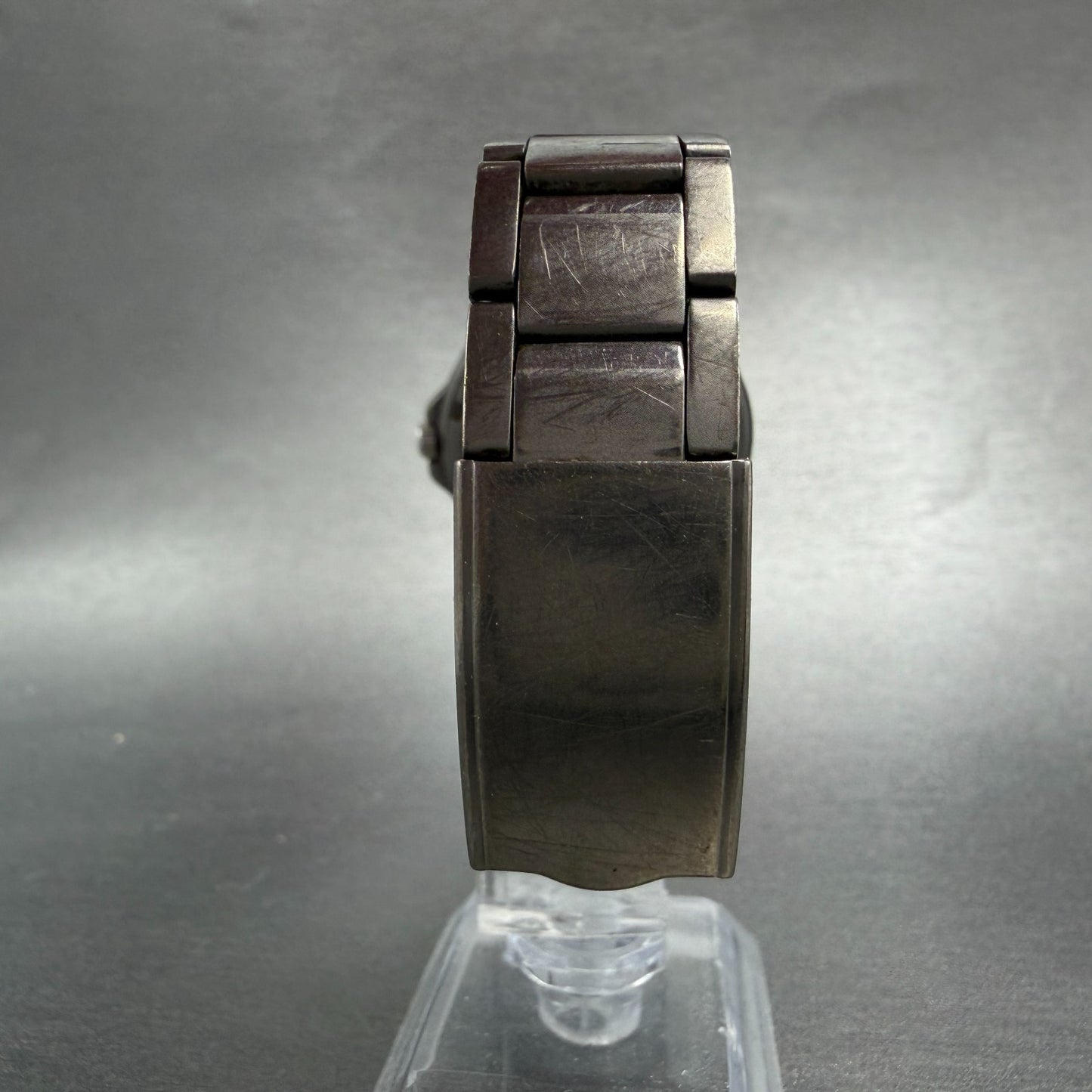 Seiko Alba Watch Men 35mm Blue Dial Titanium Round V501-0DN0 New Battery VTG7