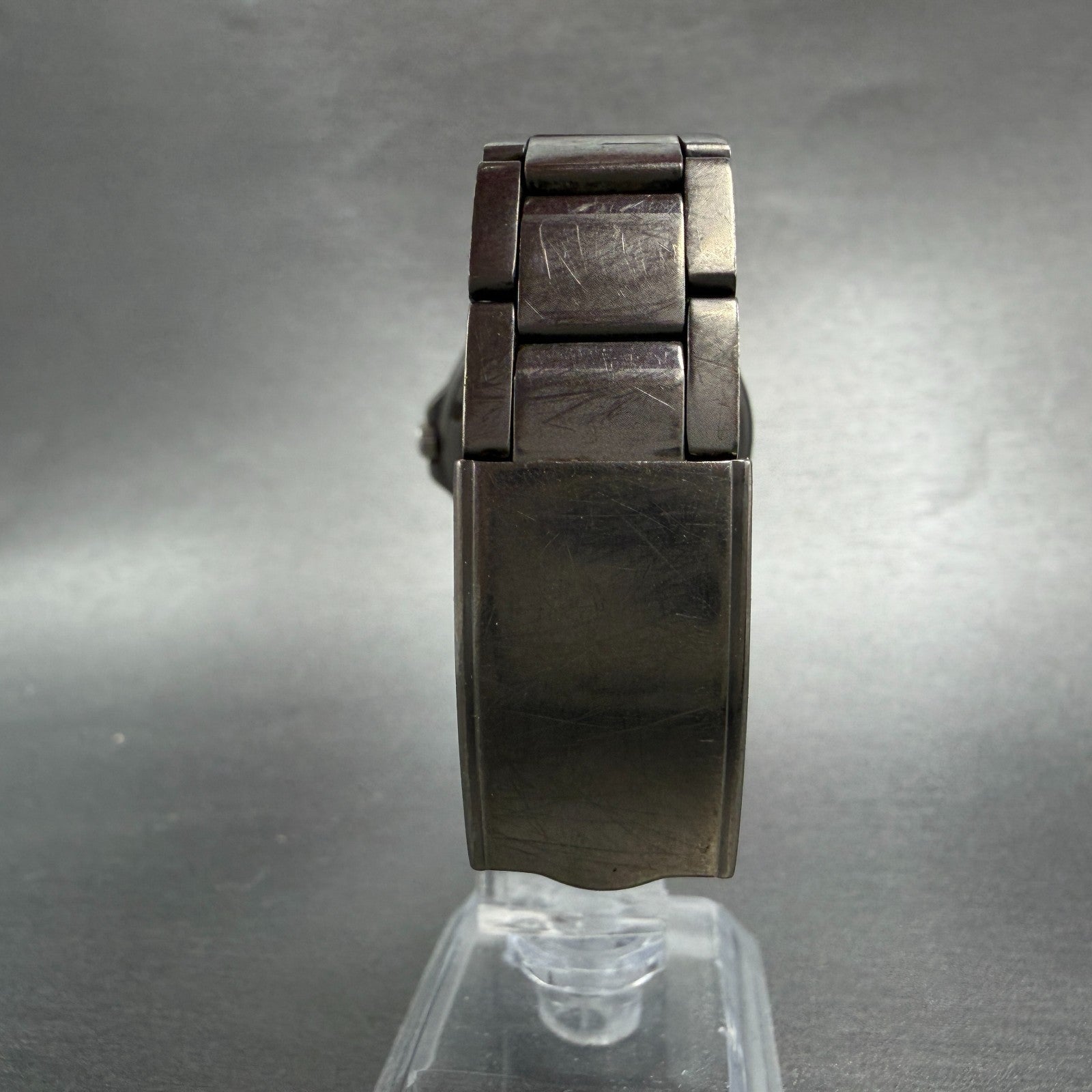 Seiko Alba Watch Men 35mm Blue Dial Titanium Round V501-0DN0 New Battery VTG7
