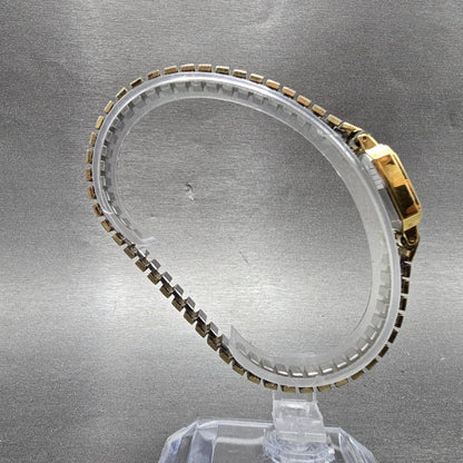 Seiko Watch Women 19mm Champagne Dial Gold Tone Octagon 1428-5069 New Battery7