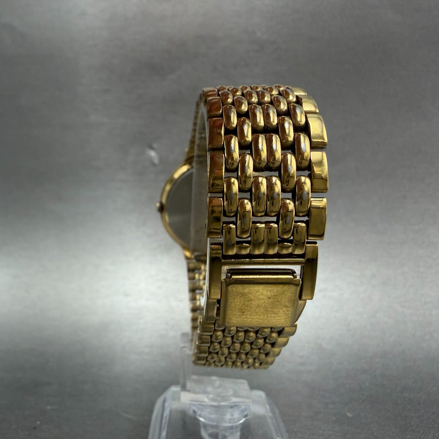 Seiko Watch Men 34mm Champagne Dial Gold Tone Round 8223-5169 New Battery READ!!7