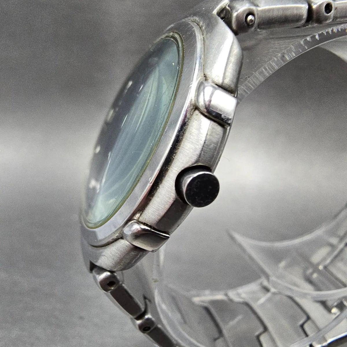 Citizen Elegance Watch Men 34mm Black Dial Silver Tone Date 1112-S66146 PARTS3