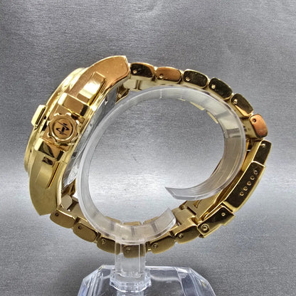 Invicta Reserve Chronograph Watch Men 50mm MOP Dial Gold Tone 6257 New Battery6