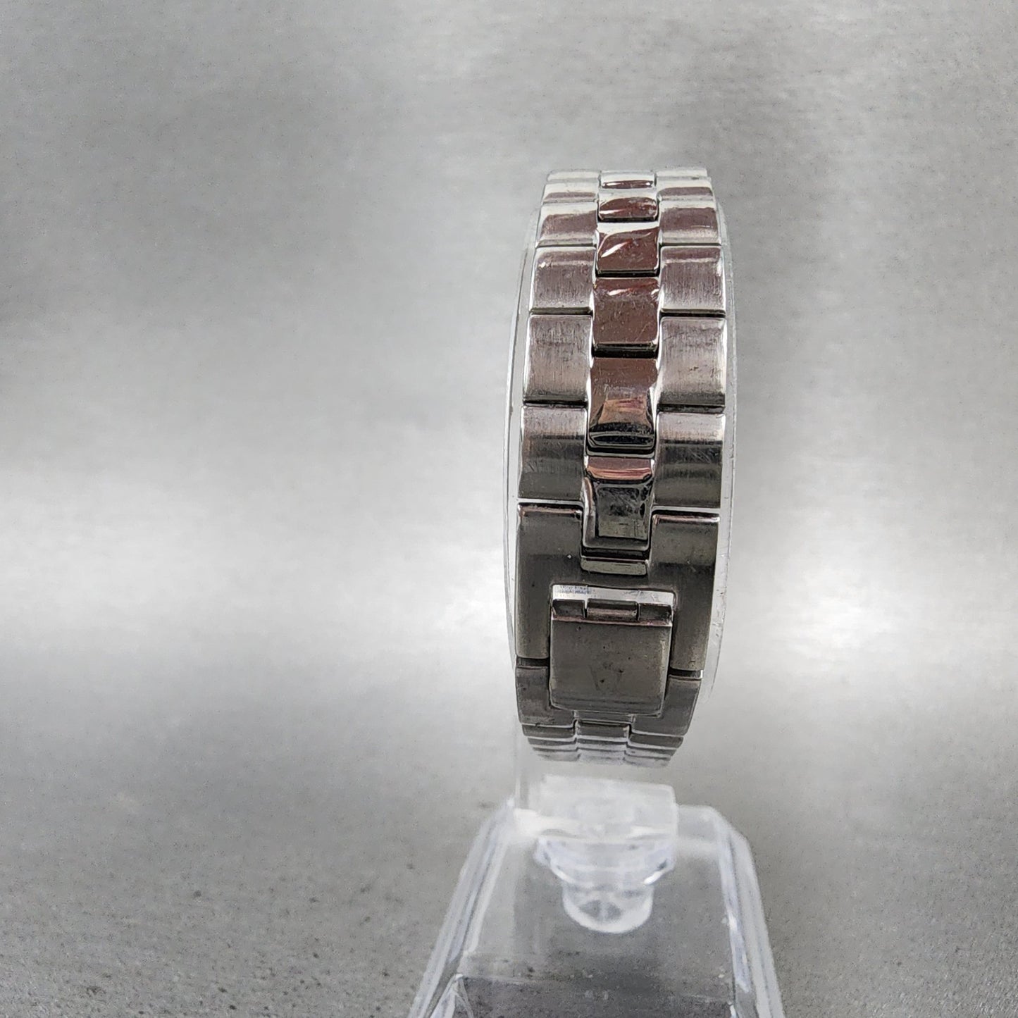Bulova Tank Watch Women 18mm Black Dial Silver Tone Rectangle 96L37 New Battery7