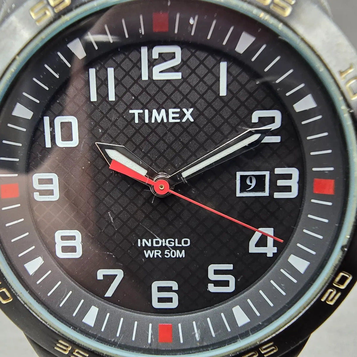 Timex Fieldstone Watch Men 42mm Black Dial Black Tone Date TW2P61600 New Battery1