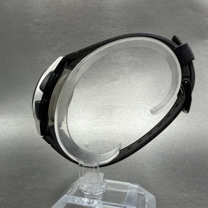 Casio Illuminator Watch Men 40mm Analog Digital Black Alarm Chrono AW-80 New Bat6