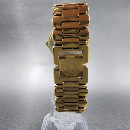 Seiko Presage Watch Men 33mm Champagne Dial Gold Tone Date Round New Battery