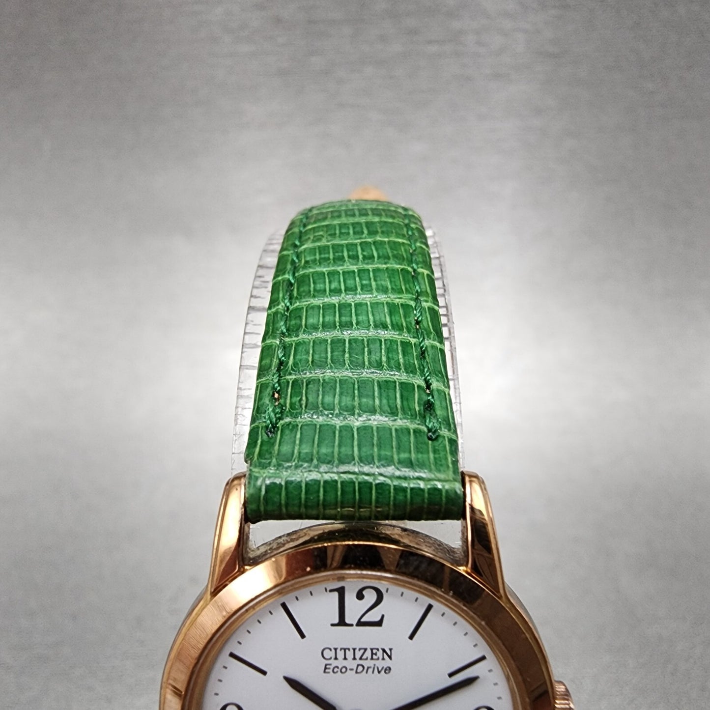 Citizen EcoDrive Watch Women 23mm White Dial Rose Gold Tone G670T016693 Runs4