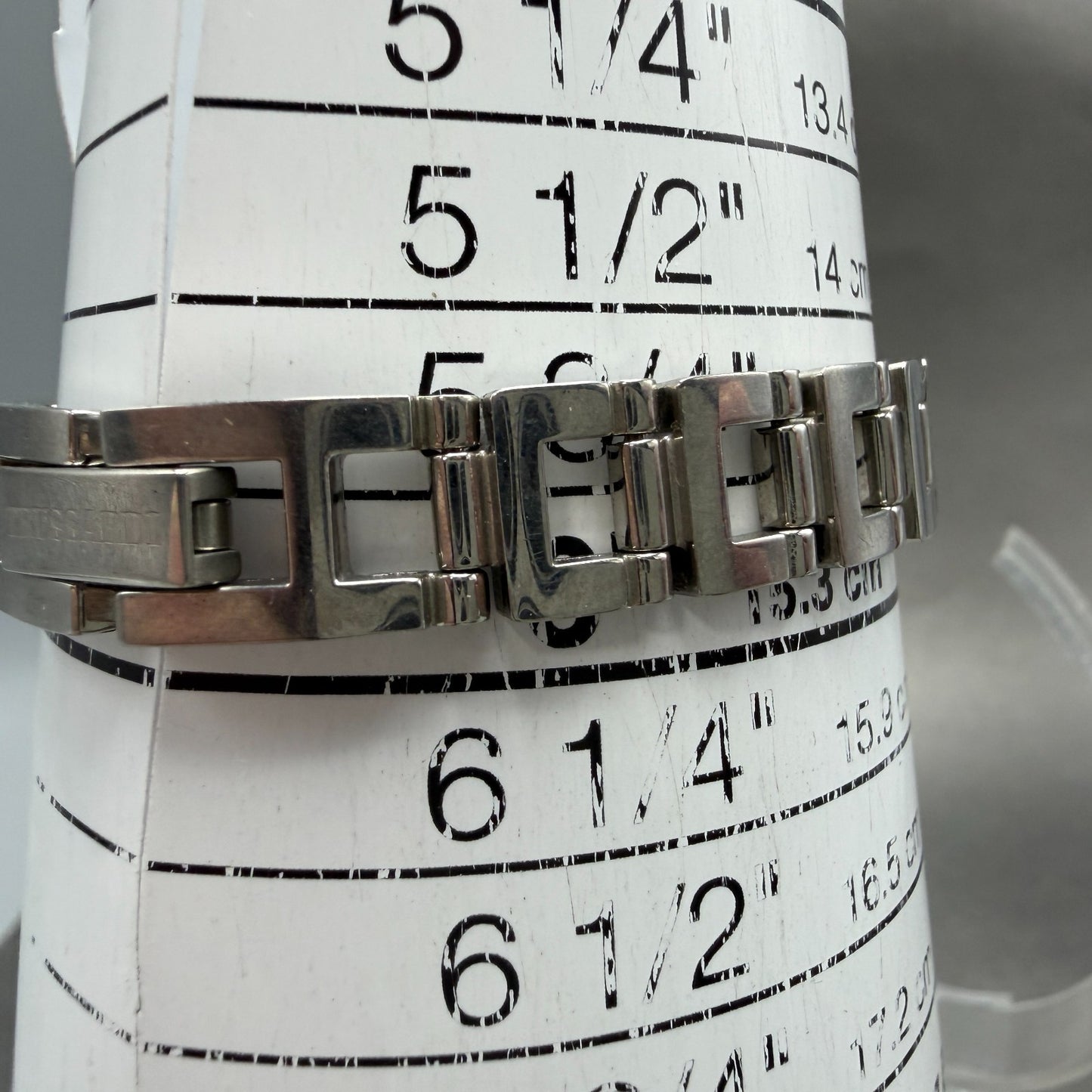 Trussardi Dual Time Watch Women 20mm White Dial Silver Tone Rectangle New Batt10