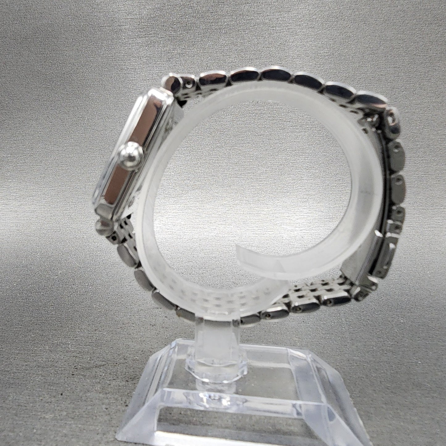 Marc Jacobs Watch Women 30mm White Dial Silver Tone Square MJ3461  New Battery6