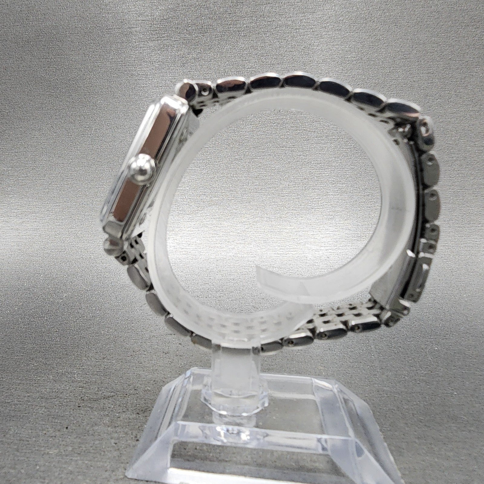 Marc Jacobs Watch Women 30mm White Dial Silver Tone Square MJ3461  New Battery6