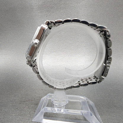Marc Jacobs Watch Women 30mm White Dial Silver Tone Square MJ3461  New Battery6