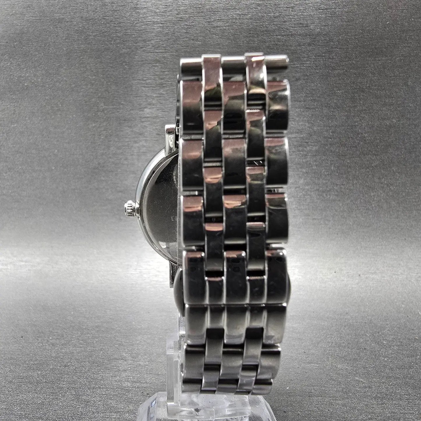 Kate Spade Monterey Watch Women 38mm MOP Dial Silver Tone Round 0820 New Battery7