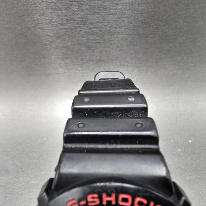 Casio G-Shock DW-6600 Watch Men 50mm Black Red Chronograph Alarm New Batt VTG4