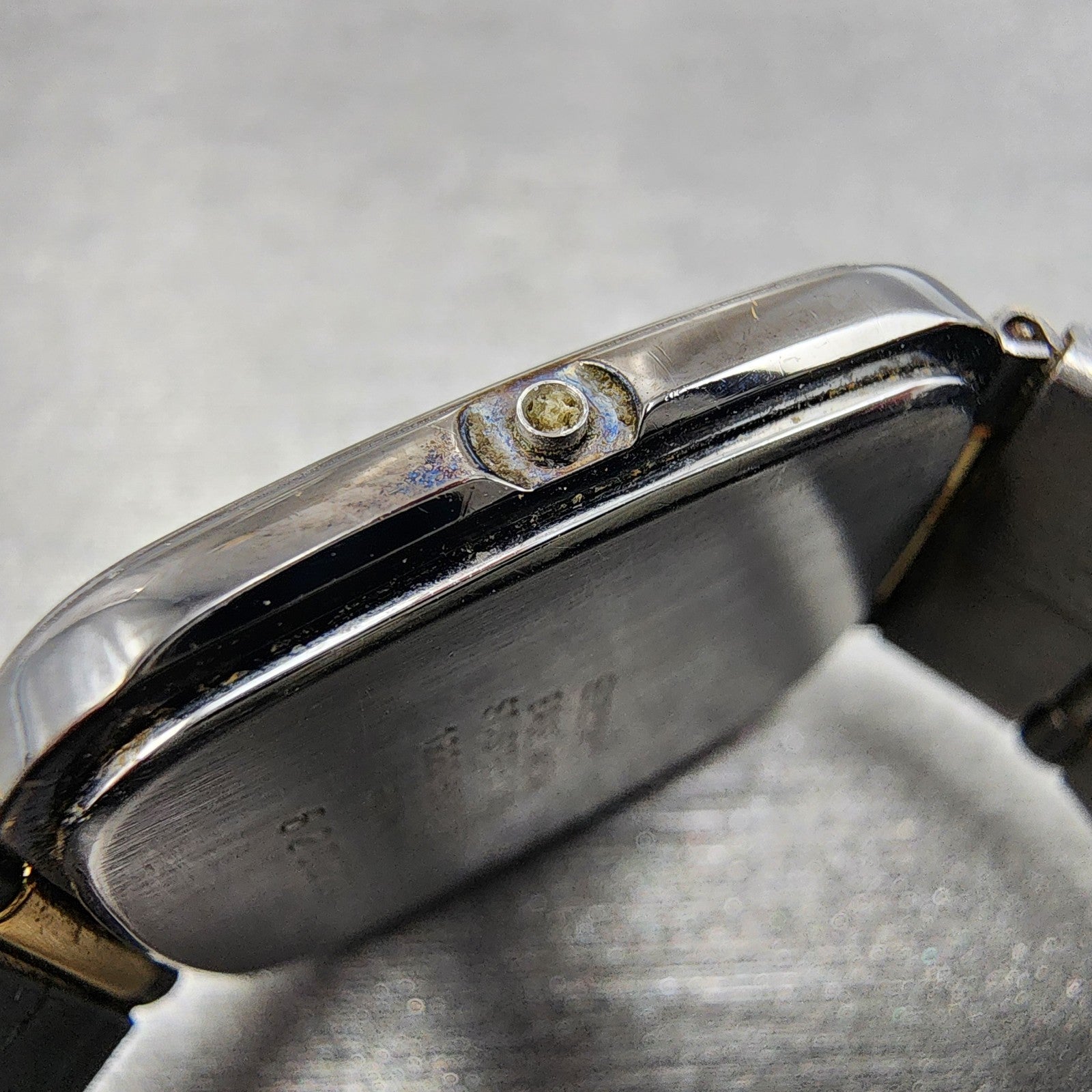 Seiko ARC Tank Watch Women 24mm Silver Dial Two Tone 12205320 New Battery READ!11