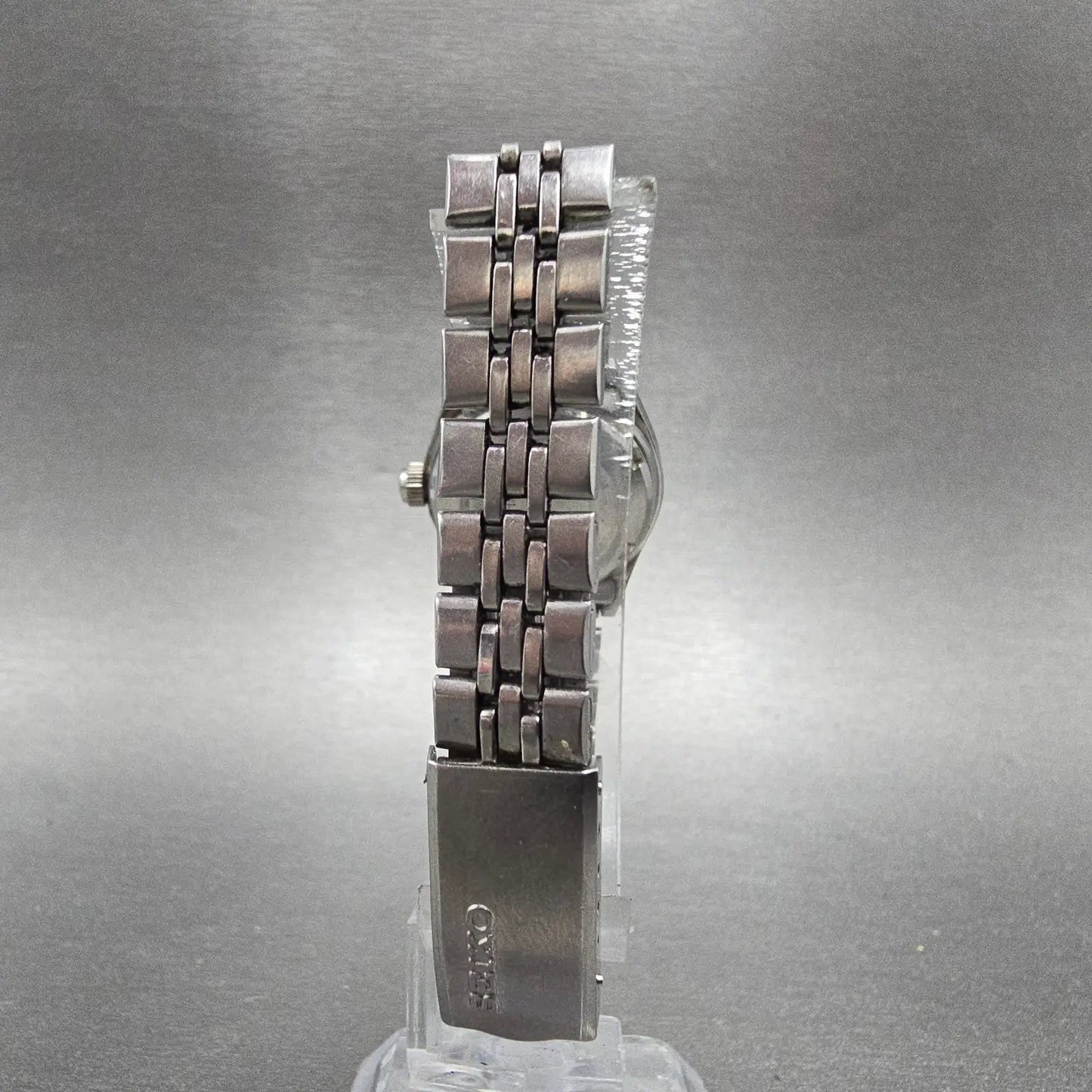 Seiko Automatic Watch Women 24mm Silver Dial Silver Tone Daydate 2906-0019 Runs8