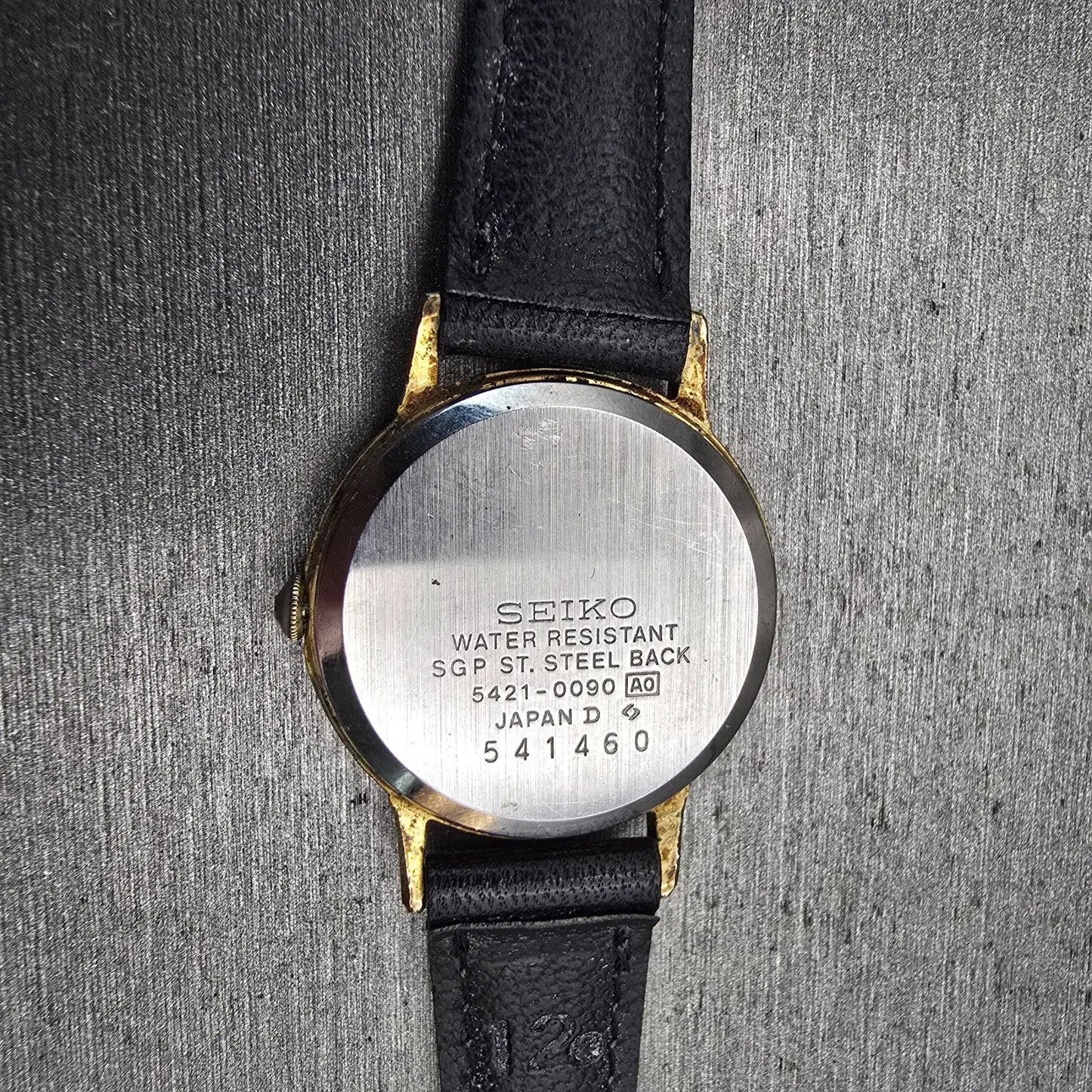 Seiko Watch Women 25mm White Dial Gold Tone Round 5421-0090 New Battery Vintage10