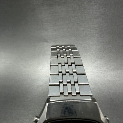 Citizen Digital Watch Men 33mm Digital Silver Tone Dual Time Chrono New Battery4