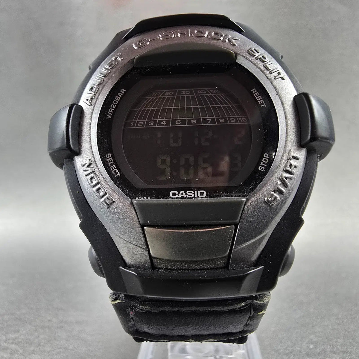 Casio G-Shock G-Cool GT-001 Watch Men 45mm Black Silver Alarm Chrono New battery5