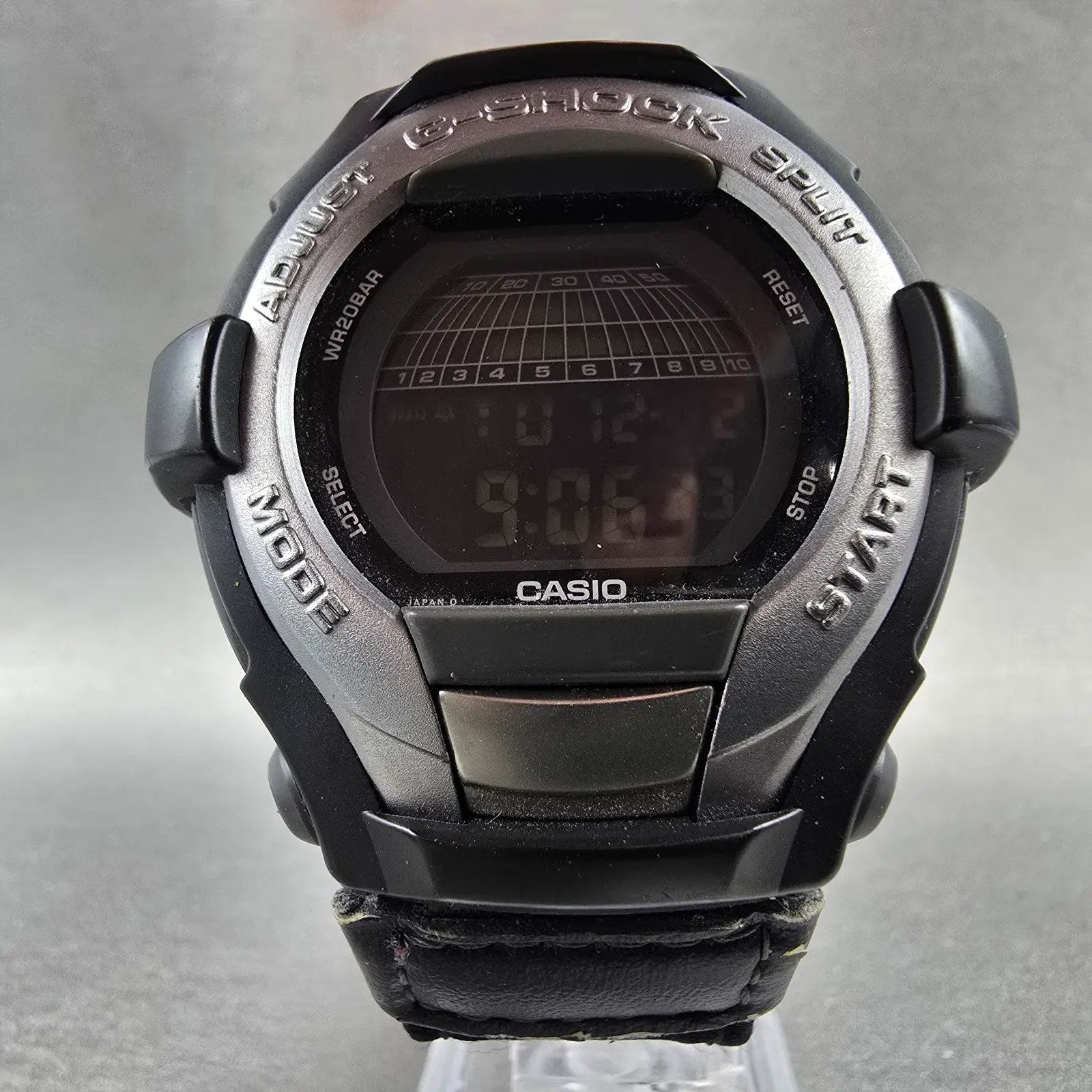 Casio G-Shock G-Cool GT-001 Watch Men 45mm Black Silver Alarm Chrono New battery5