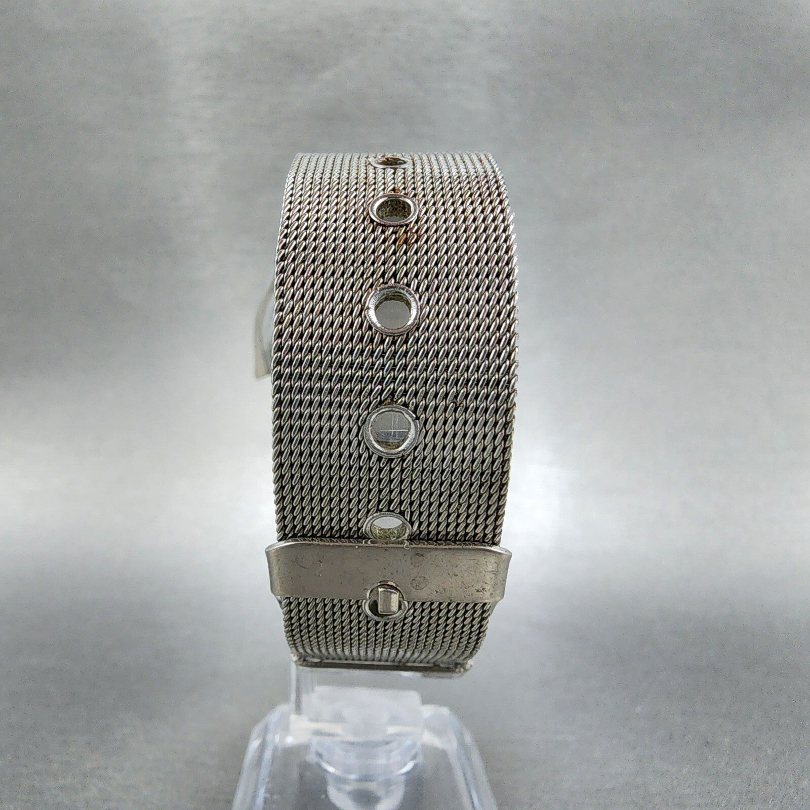 Seiko 5 Sports Watch Men 38mm Silver Dial Steel Daydate 63098360 PARTS8