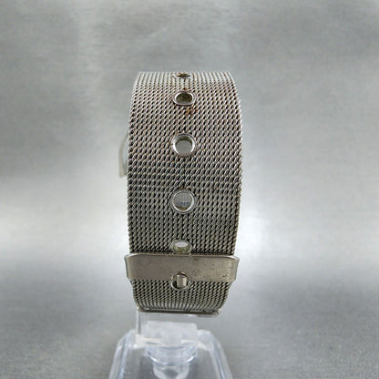 Seiko 5 Sports Watch Men 38mm Silver Dial Steel Daydate 63098360 PARTS8