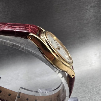 Seiko Watch Women 20mm White Dial Gold Tone Oval 1N01-0AW0 New Battery Vintage3