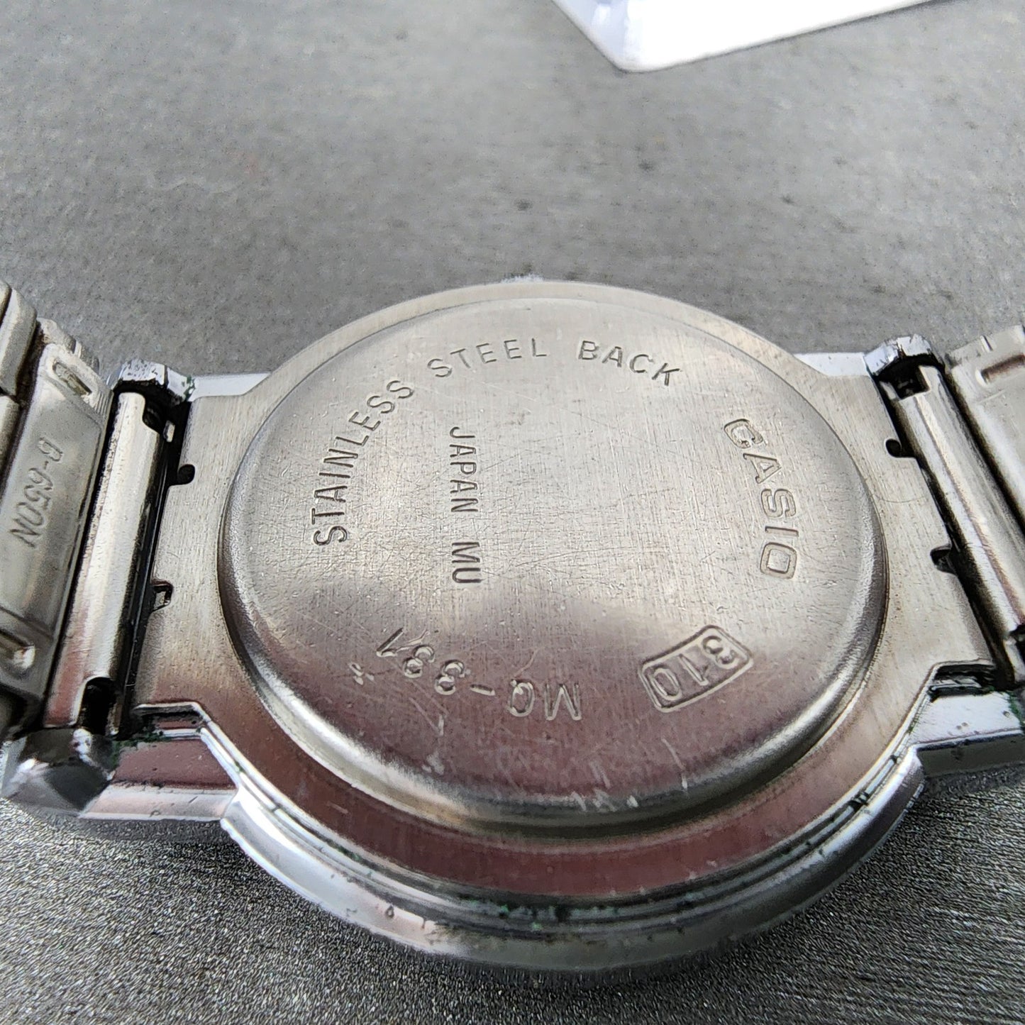 Casio MQ331 Watch Men 32mm Silver Dial Silver Tone Round New Battery Vintage9